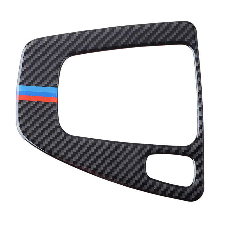 Carbon Fiber Gear Shift Box Panel Trim Cover For BMW 3 Series E90 E92 2005-2012