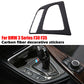 Carbon Fiber Trim Frame For BMW F30 F35 3 4 Series Gear Shift Knob Panel Cover A