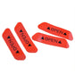 4Pcs Universal Car Door Open Sticker Reflective Tape Safety Warning Decal Red