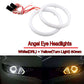 60-120mm COB LED Headlight Rings Halo Angel Eyes Fog Light Daytime Running UK E1