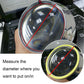 2x 70MM White Car Auto LED ring Angel Eyes Halo Fog Head Lamp Light+Cover UK E2