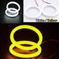 2PCS White Halo Fog Light Rings Angel Eyes Headlight Kit 70/80/90/100/110/120MM