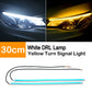 2x Sequential LED Strip Turn Signal Indicator Light DRL Daytime Running for Car