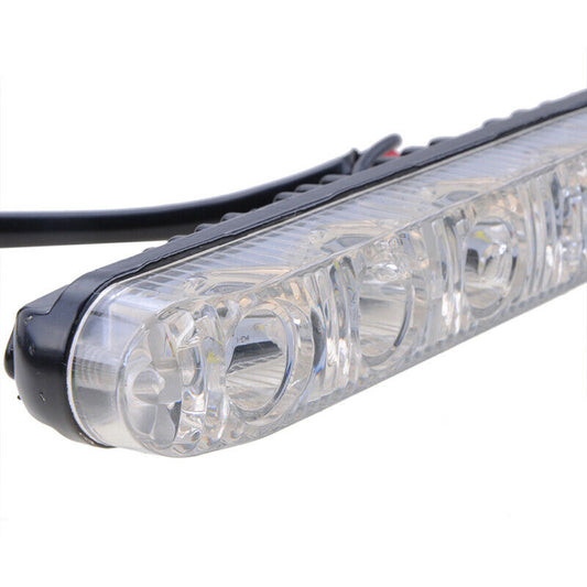 2pc 6 LED Daytime Running Lights Car Driving DRL Fog Lamp Light 12V Super White