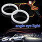 60-120MM Car COB LED Angel Eye Halo Ring Light Driving Turn Transfer Universal