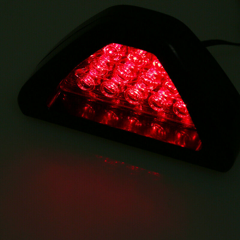 F1 Style Red Car DRL LED Tail Stop Fog Brake Flash Strobe Light Lamp Truck UK