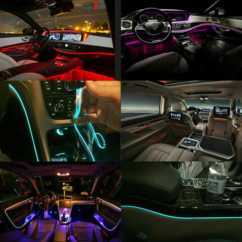 Car Truck RGB LED Strip Lights Interior Footwell Atmosphere Lamp Multicolor APP