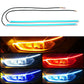 2x Sequential LED Strip Turn Signal Indicator DRL Daytime Running Lights 30CM UK