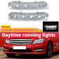 For Mercedes Benz W204 W212 S212 C207 R172 LED DRL Daytime Running Fog Light 2PC