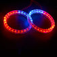 2X Bluetooth RGB Halo Fog Light Rings Angel eyes Headlight Bulbs Remo For Ford