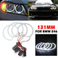 4pcs131mm Angel Eyes Light White Car Headlight LED Halo Lamp Universal UK