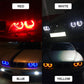 2PCS 60mm/70mm/80mm/90mm/100mm Car LED ring Angel Eyes Halo Fog Head Light UK