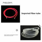 6x 8M RGB Car Fiber Optic Atmosphere Strip LED Light APP Waterproof DC Wireless