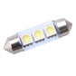 10/20/50x 36MM 3-SMD 5050 Lights Bulbs Car Festoon LED Error Free Interior UK