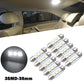 10/20/50x 36MM 3-SMD 5050 Lights Bulbs Car Festoon LED Error Free Interior UK