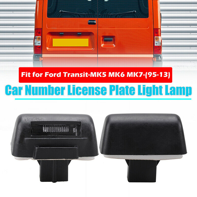 2X For Transit Connect MK6 MK7 Xenon White LED 6000K License Plate Lights Lamp