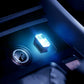 Mini USB LED IceBlue Color Wireless Lamp Car Atmosphere Light Colorful Accessory