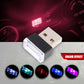 Mini USB LED Red Color Wireless Lamp Car Atmosphere Light Colorful Accessory