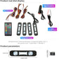 9in1 5m RGB LED Car Interior Fiber Optic Neon Strip Atmosphere Light APP Control