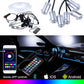 6M RGB Fiber Optic Light kit For Car Limo Headliner Lighting RF Remote Control