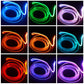 8M 6in1 Fiber Optic Interior Lights Ambient Light Decor Car Door Center Console