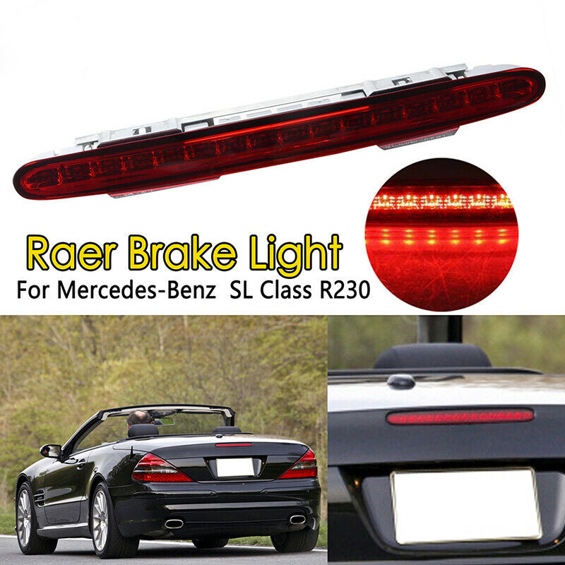 For Mercedes Benz SL R230 2001-2012 RED REAR LED THIRD STOP BRAKE LIGHT LAMP UK