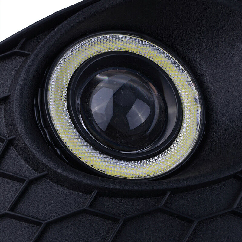 Pair Fog Light Foglight Halo Angel Eyes Ring Front Grill for VW Golf MK5 GTI