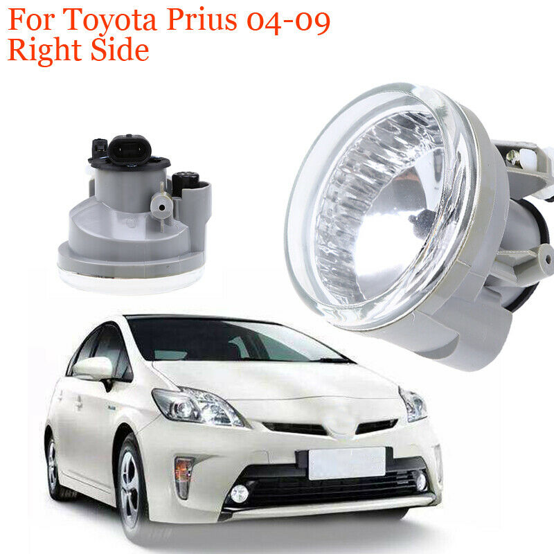 Right Driver Front Fog Lights Lamps Amber Assembly for Toyota Prius 2004-2009