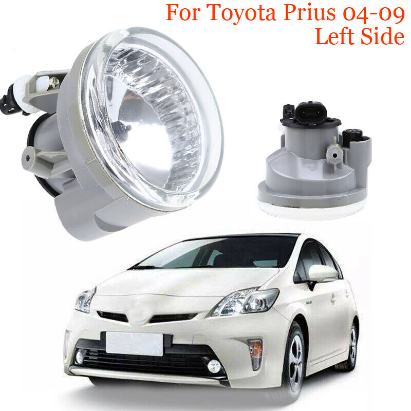 Left Passenger Front Fog Lights Lamps Amber Assembly for Toyota Prius 2004-2009