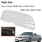 For BMW E46 2DR 1999 2000 2001 2002 2003 Coupe 2 Door Headlight Lens Cover PAIR