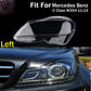 For Mercedes Benz C Class W204 2011-2013 Headlight Left Headlamp Lens Covers UK