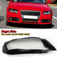 Right Side For Audi A4 2009-2012 B8 Front Kit Cover Lens Headlight Headlamp UK