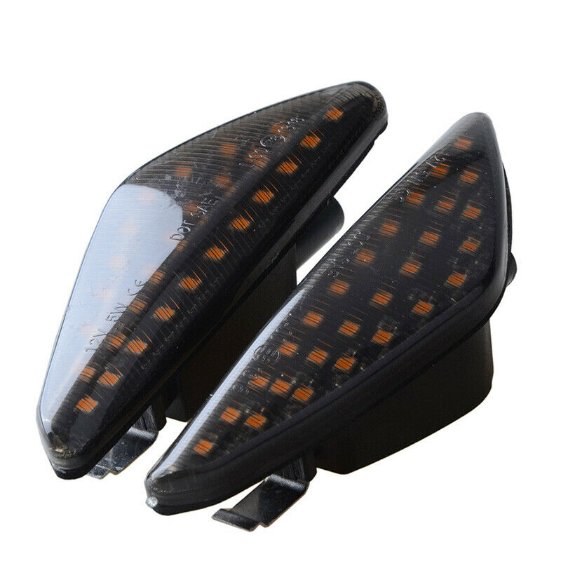 Sequential Smoked LED Side Marker Signal Lights For BMW X3 F25 X5 E70 X6 E71 E72