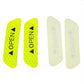 4pcs/Set Car Door Sticker Reflective Tape Safety Warning Decal Yellow Universal