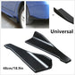 18.9"48CM Black Car Van Side Skirt Rear Rocker Splitters Winglet Wing Universal