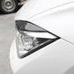 Auto Headlight Eyelids Eyebrow For BMW 3 Series F30 328 320i 13-18 Carbon Fiber