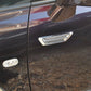 Chrome Silver Car Vehicle Air Flow Fender Side Vent Decor Stickers Accessory