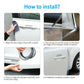 Car Universal Blue Door Side Edge Bumper Guard Protector Anti Collision Strip