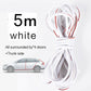 1*White 5M PVC Car Body Door Edge Protector Strip Guard Moulding Trim Decor