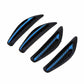 4x BLUE &BLACK Car Bumper Protector Straps Guard Door Edge Anti-Scratch Strips