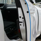 1*5M Car Scratch Door Edge Bumper Guard Protector Strip Rubber Trim BLUE Side