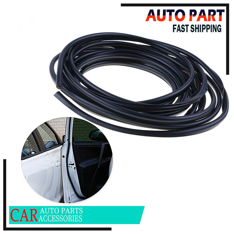 5M Black Car Door Boot Edge Protector Seal Strip Guard Weatherstrip Trim Rubber