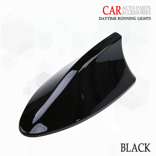 Universal Car Aerial Antenna Shark Fin Roof Refit Radio AM/FM Signal Black UK h2