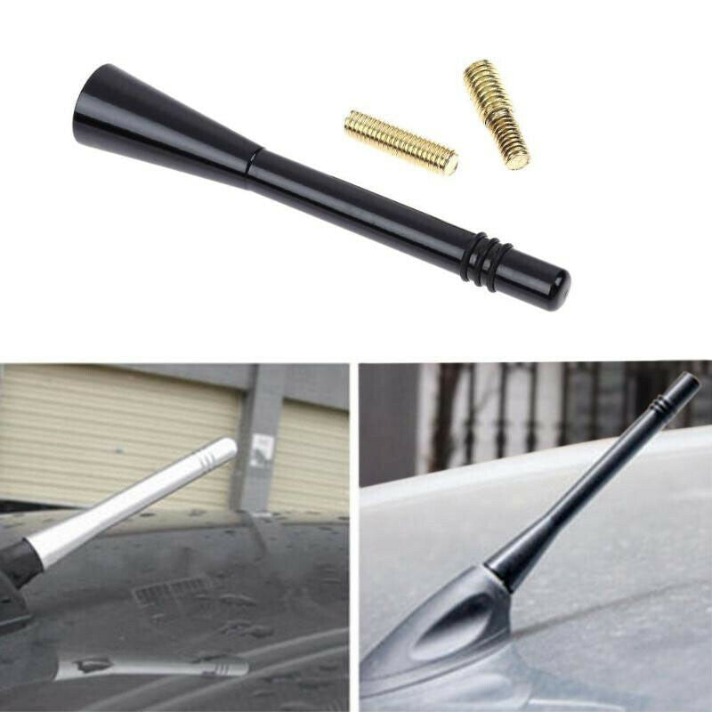 Black Car Aerial Bee Sting Mast Antenna Ariel Arial Radio Stubby Roof Screw Part