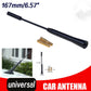 1xCar Aerial Bee Sting Mast Antenna Ariel Arial Mini Radio Stubby Black 7" UK h