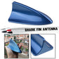 1pcs Blue Universal Car Roof Radio AM/FM Signal Shark Fin Aerial Antenna Cover j