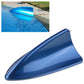 1pcs Blue Universal Car Roof Radio AM/FM Signal Shark Fin Aerial Antenna Cover j