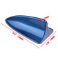 1pcs Blue Universal Car Roof Radio AM/FM Signal Shark Fin Aerial Antenna Cover j