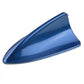 1pcs Blue Universal Car Roof Radio AM/FM Signal Shark Fin Aerial Antenna Cover j