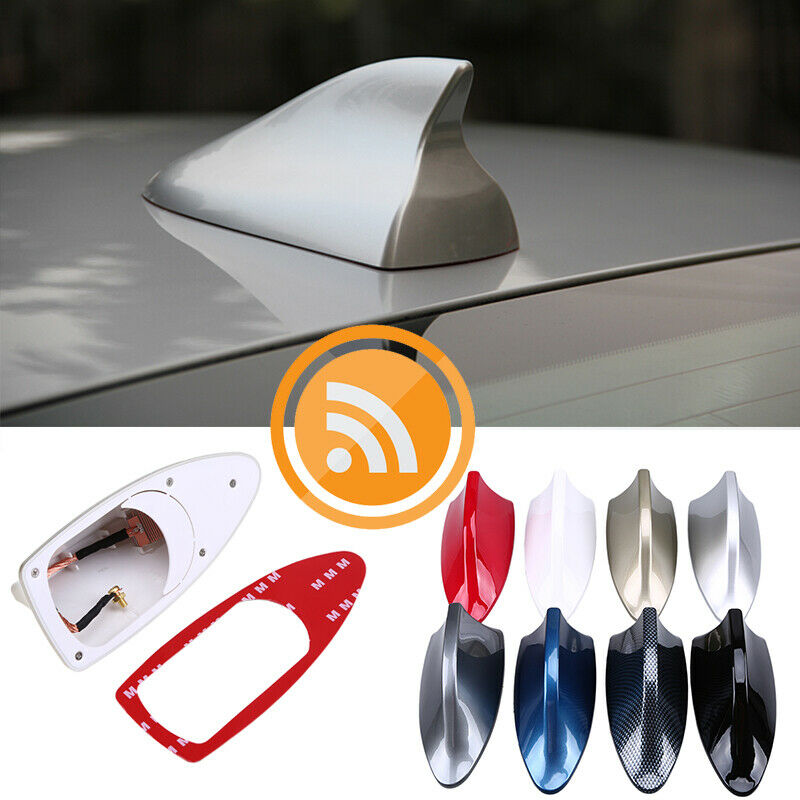 Universal Antenna Aerial Shark Fin FM AM Radio Signal Car Auto SUV For BMW Ford